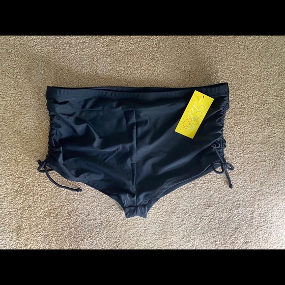 Bathing Suit Swim Bottoms, Boy Short Style - Picture 1 of 4